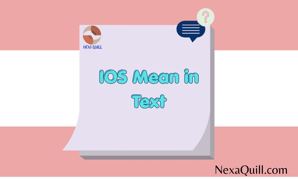 IOS Mean in Text