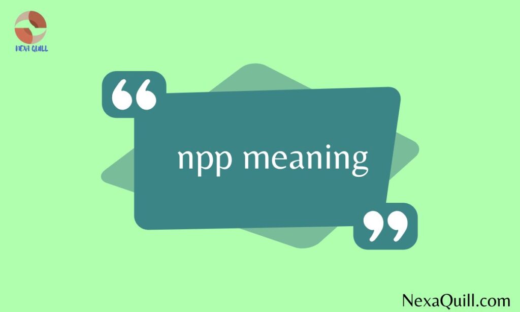 npp meaning