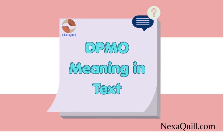 DPMO Meaning in Text